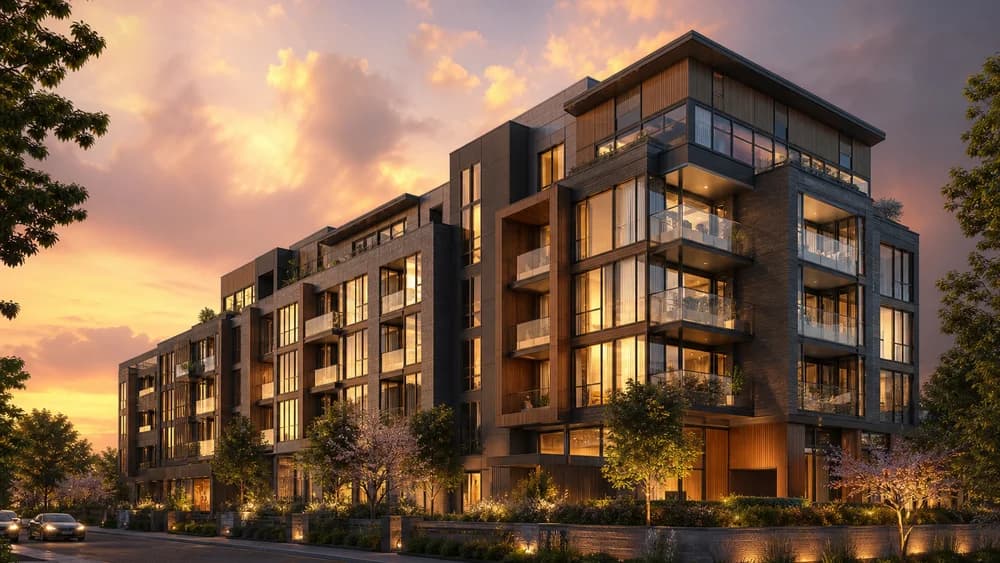 Two-bedroom city apartment